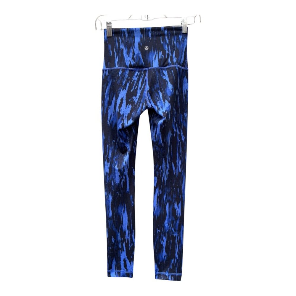 LULULEMON WUNDER UNDER HIGH RISE TIGHT 28" PAINTED ANIMAL SPRINKLER SIZE 4 - Picture 4 of 4